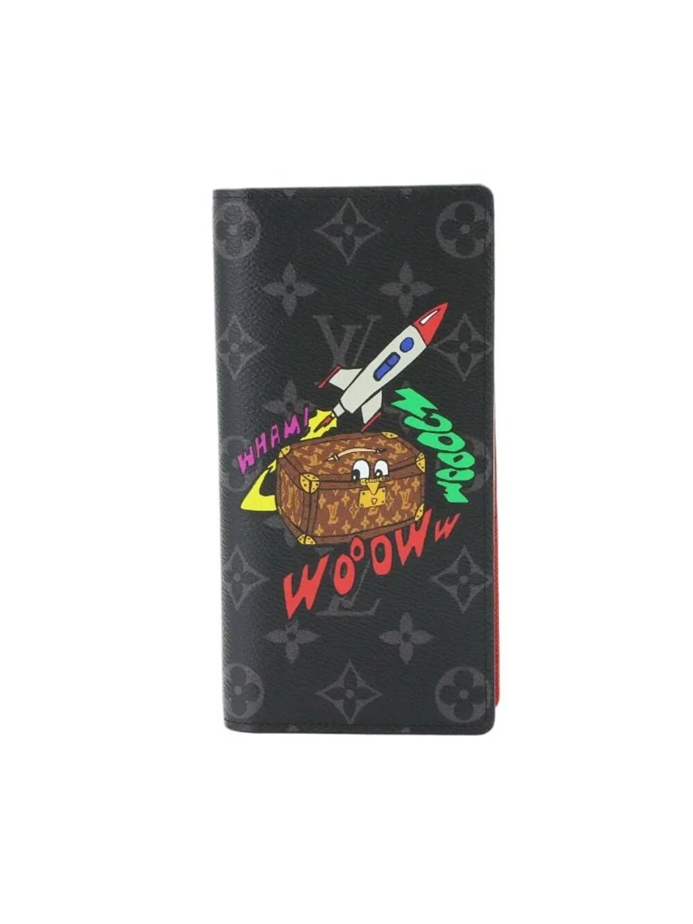 Louis Vuitton Monogram Eclipse Portefeuille Plaza Bifold Wallet
